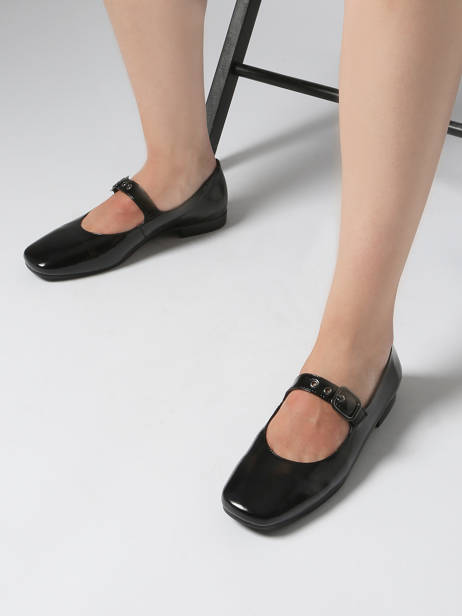 Sneakers Uit Leder Aliwell Zwart women A2717 ander zicht 1